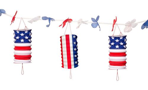 USA Party Lampion Slingers 3,6 mtr