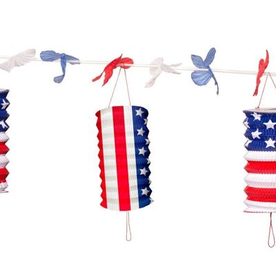 USA Party Lantern Garlands 3.6 mtr