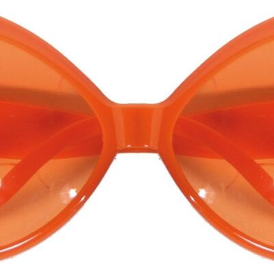 Lunettes orange oversize