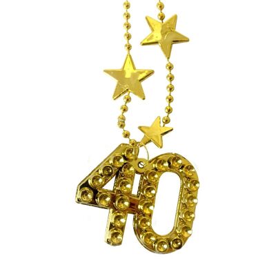 Gold-colored Necklace 40 Years