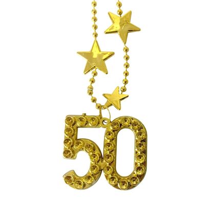 Gold-colored Necklace 50 Years