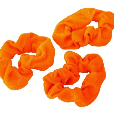 Scrunchies Orange - 3 pieces