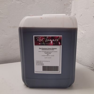 Vinaigre balsamique aux cerises d'été rouge 10 L