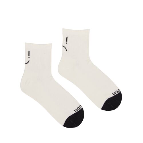 Ankle Height Organic Cotton Socks - Ankle Socks White