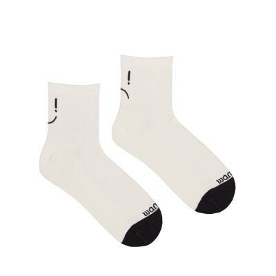 Ankle Height Organic Cotton Socks - Ankle Socks White