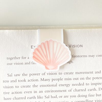Shell Magnetic Bookmark | Cute Summer Stationery | Page Marker