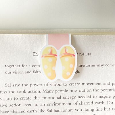 Flip Flops Magnetic Bookmark | Cute Summer Stationery | Page Marker