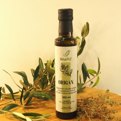 Aceite de oliva infusionado con orégano - 250ml