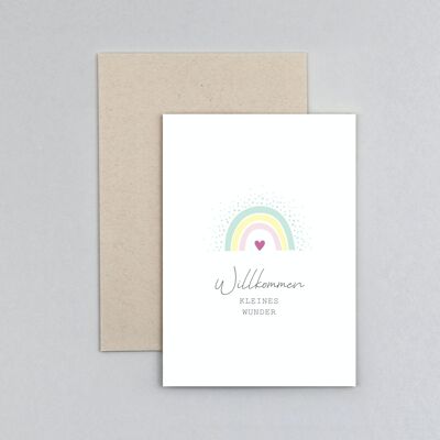 Birth card Rainbow Leonie