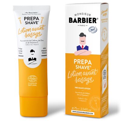 PREPA-SHAVE - Lotion Avant Rasage pour Rasage Manuel