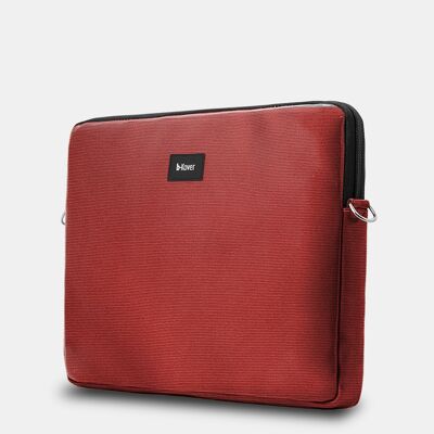 13-Zoll-Laptoptasche Recycled Cotton Red