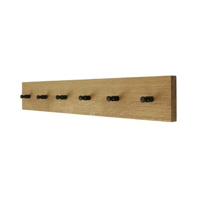 Wardrobe KasperoRobe L oak - black