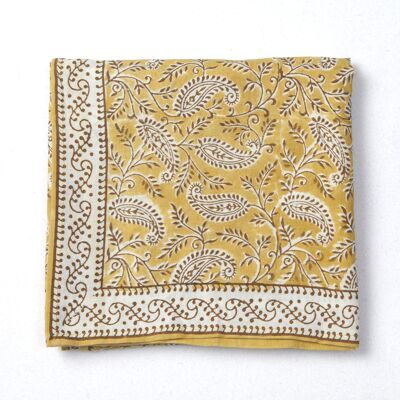 Printed scarf “Indian flowers” Kashmire Honey