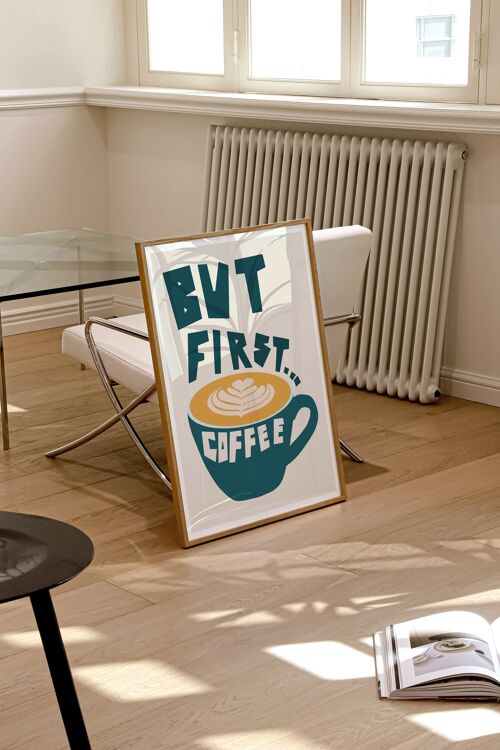 Coffee Art Print / Kitchen Wall Art / Office Print