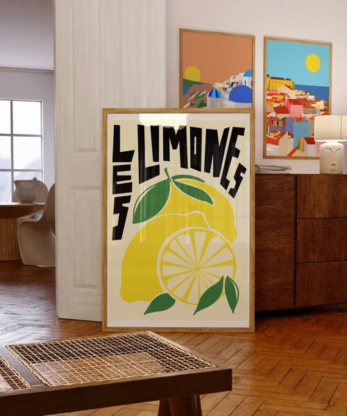 Lemon Art Print / Kitchen Wall Art / Art for Kitchen
