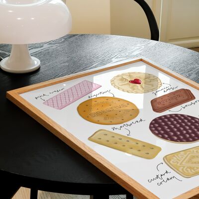 Stampa artistica di biscotti / Arte della parete della cucina / Stampa artistica della cucina