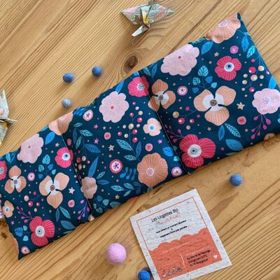 The Dry Hot Water Bottle, Blue & Pink - Organic