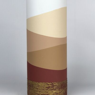 table brown art vase décoratif en verre 7017/300/sh235.1