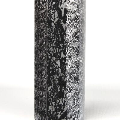 vaso da tavolo in vetro decorativo nero artistico 7017/300/sh340