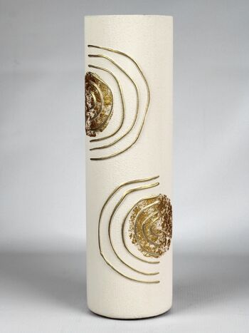 vase en verre décoratif art ivoire au sol 7017/400/sh339.1 1