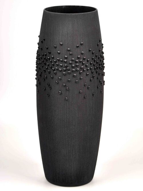 Black style | Floor Vase | Large Handpainted Glass Vase for Flowers | Room Decor | Floor Vase 16 inch | 7124/400/sh150.4