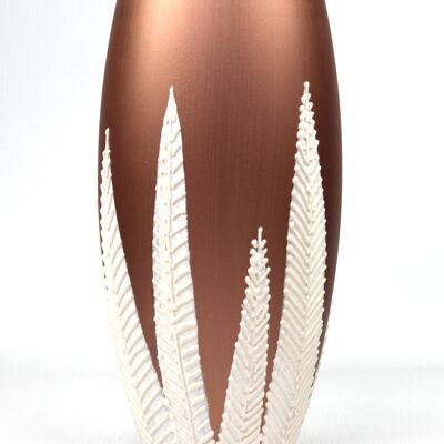 table cuivre art vase en verre décoratif 7518/300/sh333