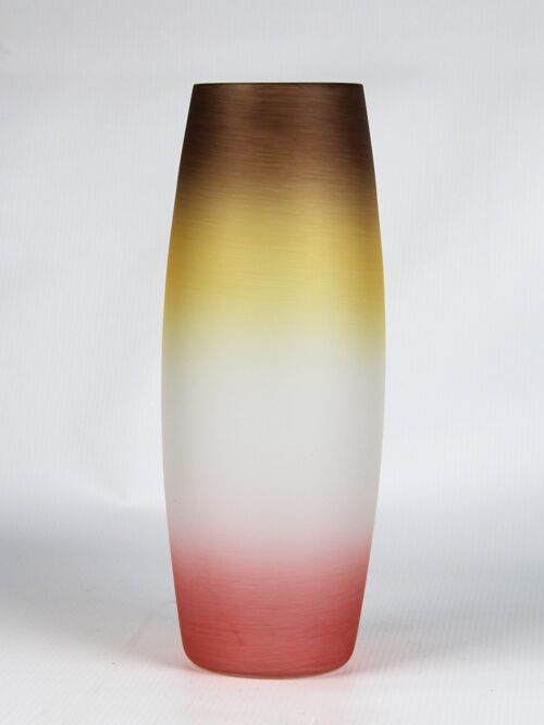 table brown art decorative glass vase 7736/300/sh317.1