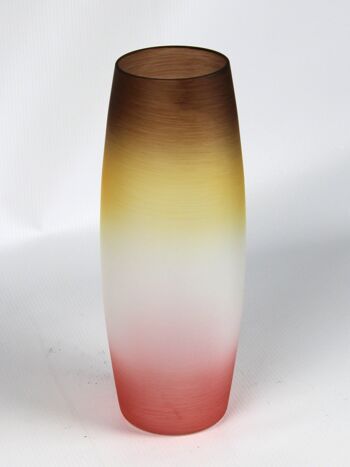 table brown art vase en verre décoratif 7736/300/sh317.1 2