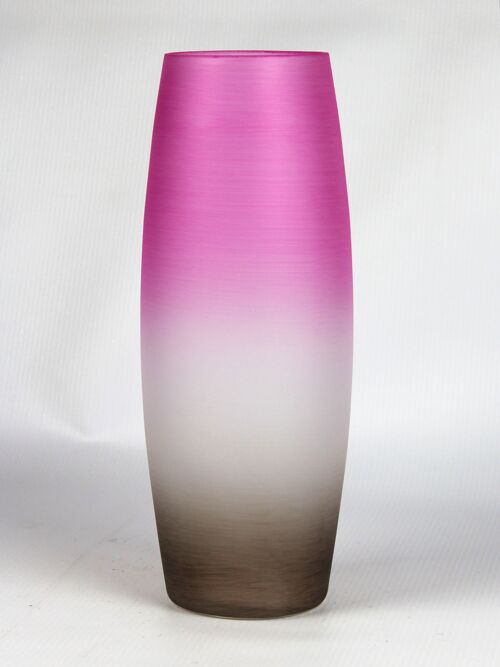 table pink art decorative glass vase 7736/300/sh317.2