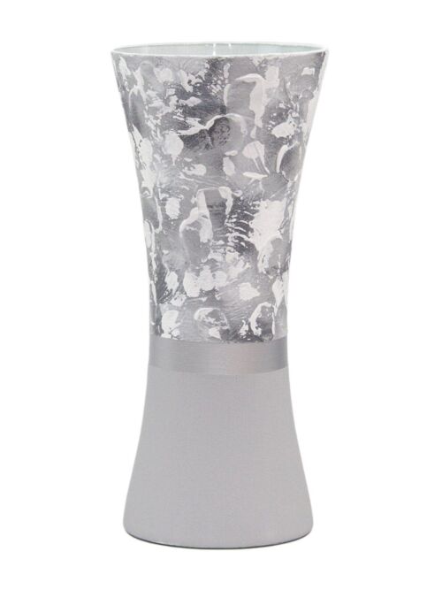 Handpainted Glass Vase for Flowers | Marble Imitation Interior Design Home Room Decor | Table vase | 7756/300/sh106
