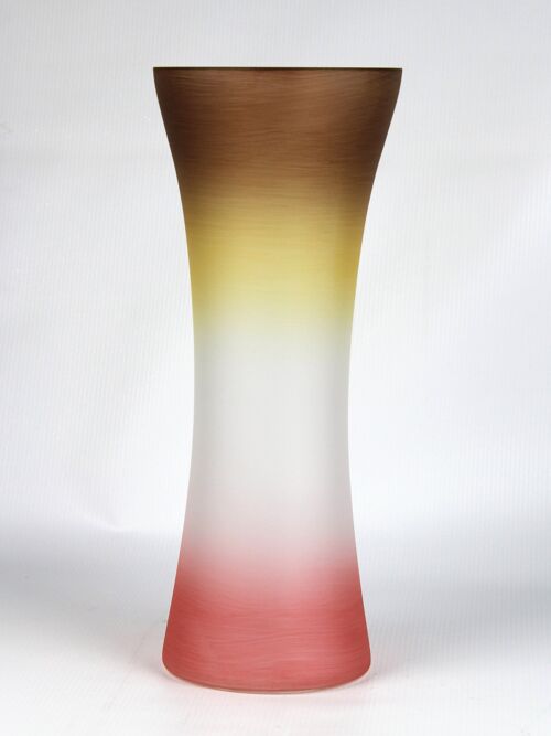 floor brown art decorative glass vase 7756/360/sh317.1