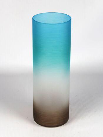 table art vase en verre décoratif bleu 7856/300/sh317 2