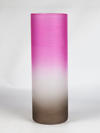 vase en verre décoratif art rose de table 7856/300/sh317.2 1