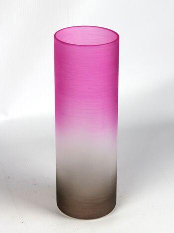 vase en verre décoratif art rose de table 7856/300/sh317.2 2