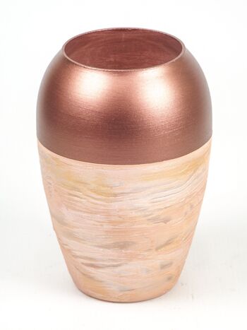 Vase bourgeon d'art en cuivre peint à la main | Design d'intérieur Home Room Decor | Vase de table 8 pouces | 9381/200/sh177 2