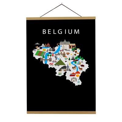 Map of Belgium