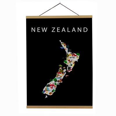 Map of New Zealand