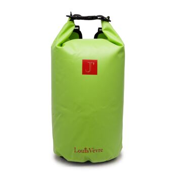 SAC TUBE CABOURG CITY 10 LITRES green-red 1