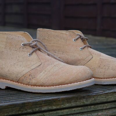 Manaslu Cork - Chukka Boots - Naturale, Nero, Marrone