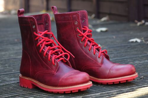 Vesuvius Red Ranger Leather Boots