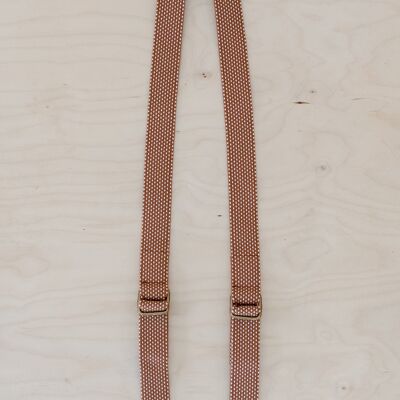Recycled Shoulder Strap - Rust