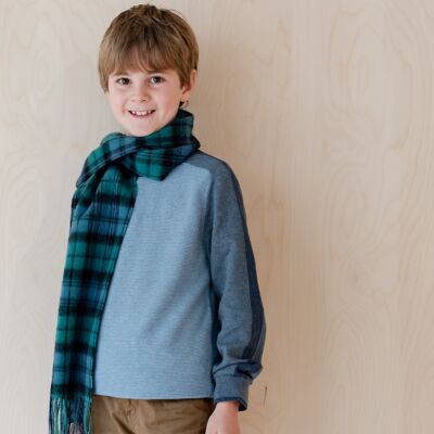 Lambswool Kids Scarf in Campbell of Argyll Ancient Tartan