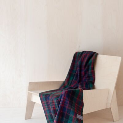 Recycled Wool Knee Blanket in Macdonald Tartan