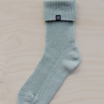 Cashmere Socks in Sage