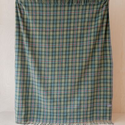 Recycled Wool Blanket in Mackenzie Weathered Tartan
