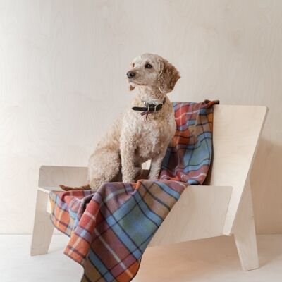 Recycled Wool Large Pet Blanket in Buchanan Antique Tartan