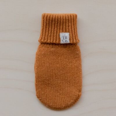 Cashmere & Merino Kids Mittens in Honeycomb