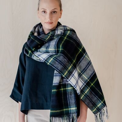 Lambswool Blanket Scarf in Gordon Dress Tartan