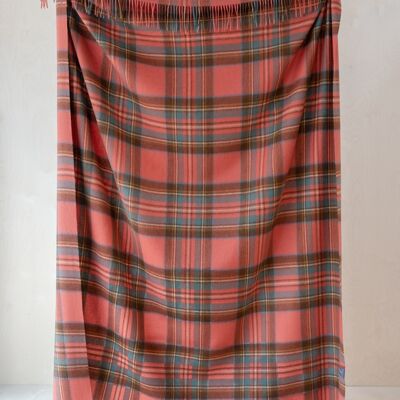 Lambswool Blanket in Stewart Royal Antique Tartan