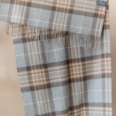 Lambswool Blanket Scarf in Mackellar Tartan